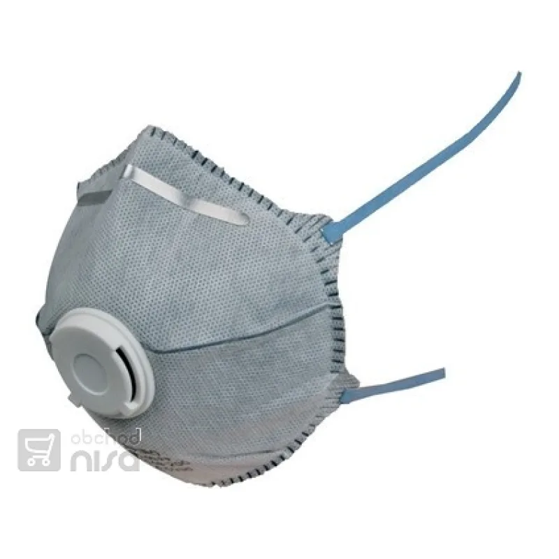 Filtračná polomaska CXS SPIRO P2, HY8626, tvarovaná s ventilom a aktívnym uhlím
