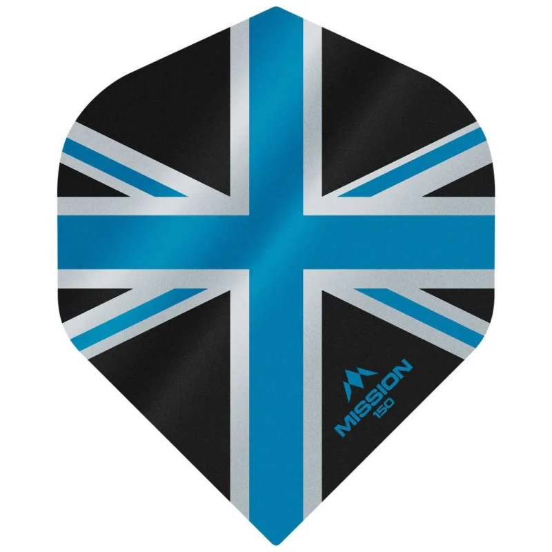Letky Mission Alliance Union Jack 150 micron No2, čierne, modré