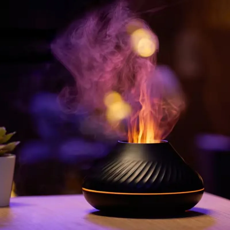 MG Air Humidifier aroma difuzér 130ml, tmavohnedý