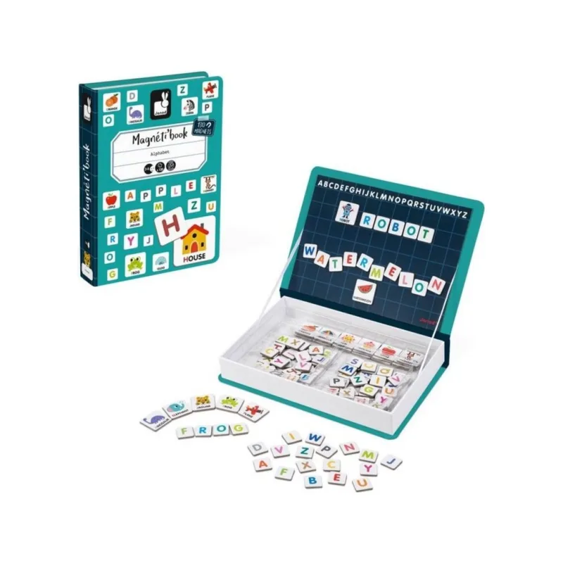 Janod Magnetibook Abeceda anglická Magnetická kniha pre deti