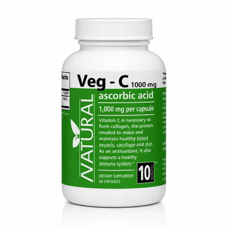 VEG-C - Vitamín C 1000 mg - 60 kapsúl