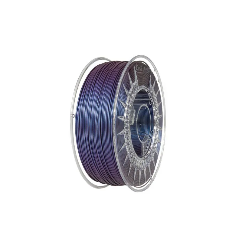 Devil Design PLA filament – metalickofialový, 1,75 mm, 1 kg