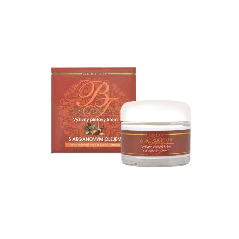 Pleťový krém s BIO arganovým olejom BODY TIP 50 ml