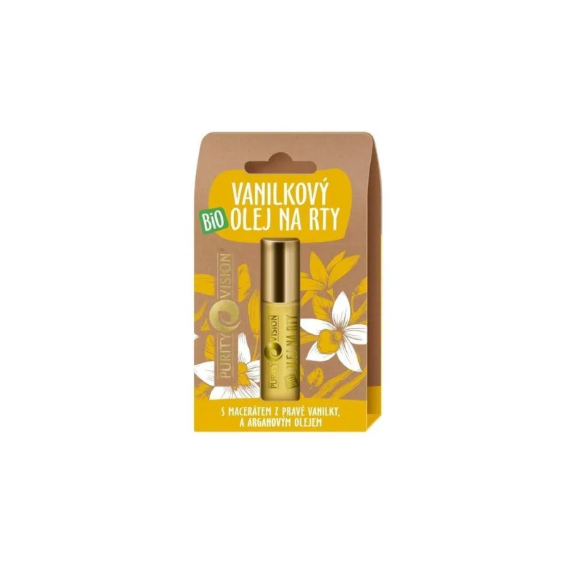 Purity Vision Bio Vanilkový olej na rty 10 ml