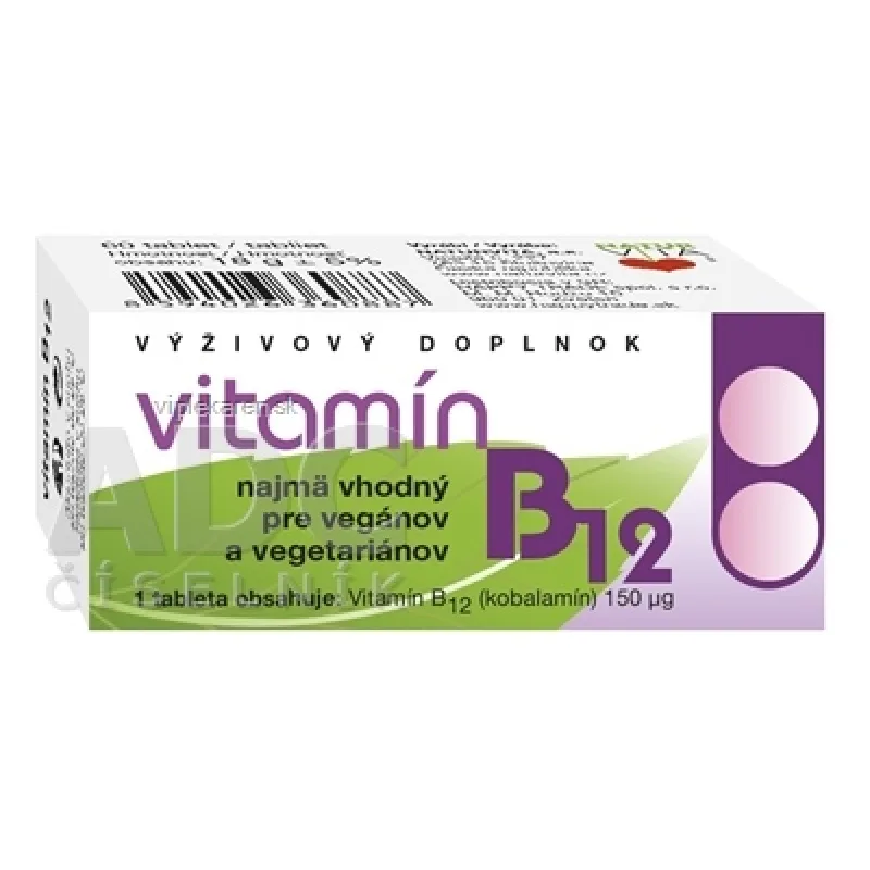 NATURVITA VITAMÍN B12 tbl 1x60 ks