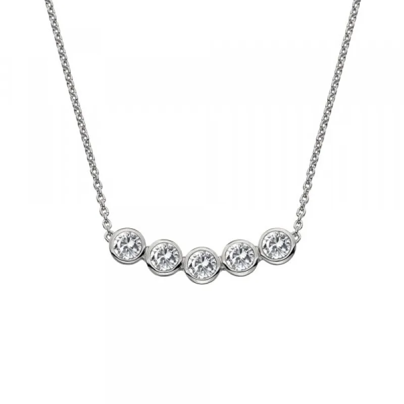 Strieborný náhrdelník Hot Diamonds Willow DN129