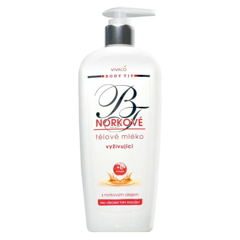 VIVACO Tělové mléko s norkovým olejem BODY TIP 400 ml