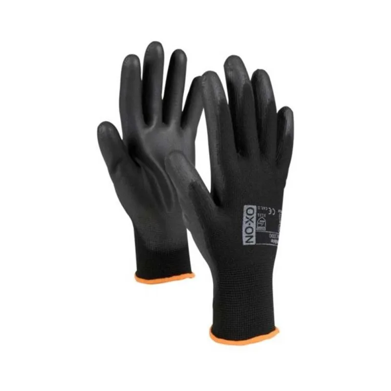 Work Gloves OX-ON Flexible Basic 1000, black, size S (7)