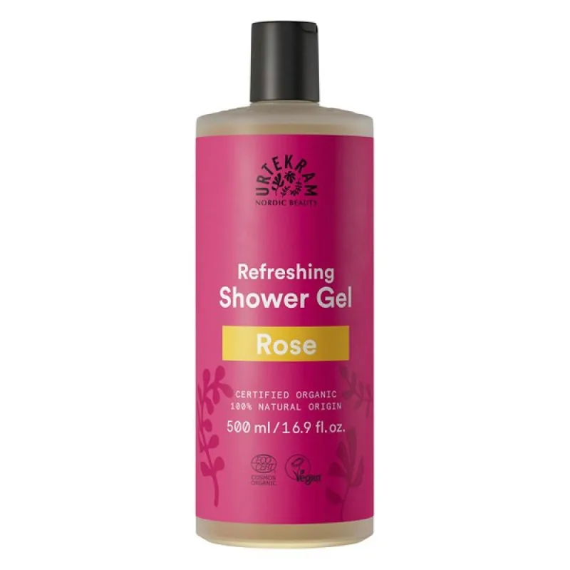 Urtekram Sprchový gél ruža BIO 500 ml