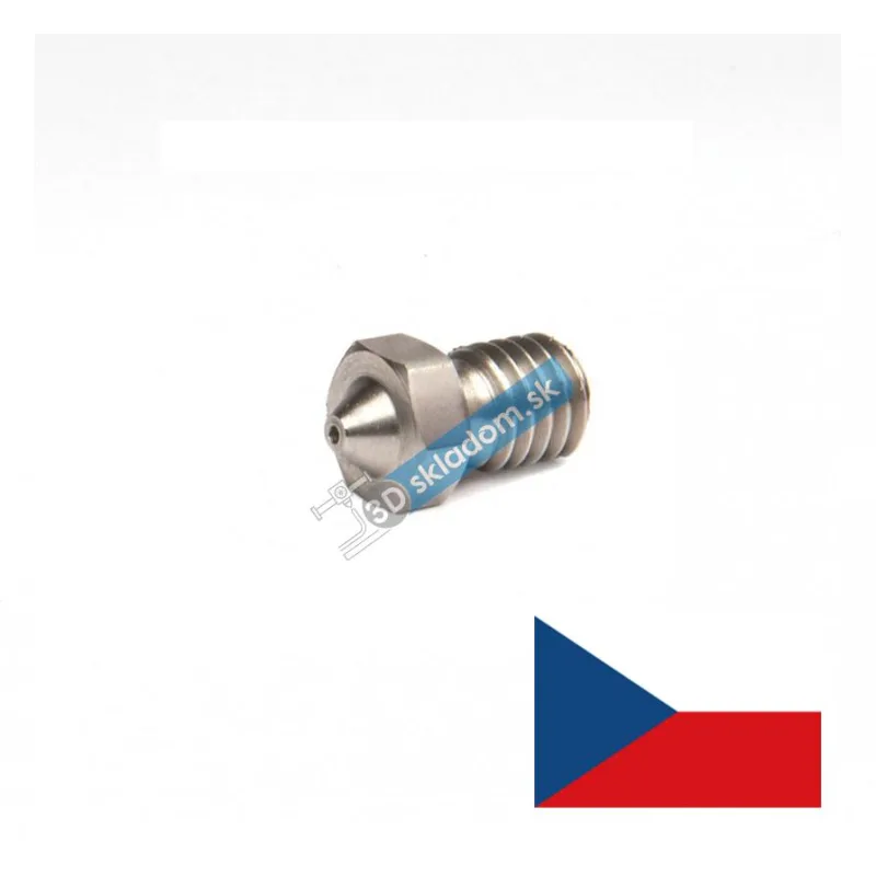 Nerezová tryska E3D M6 - 0,6mm / 1,75mm - CZ výroba