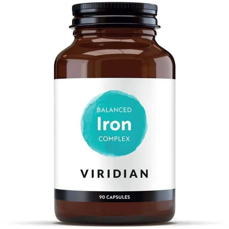 Viridian Balanced Komplex železa 90 kapsúl