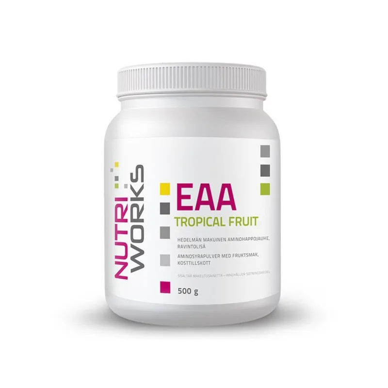 NUTRIWORKS EAA, Tropické ovocie, 500 g