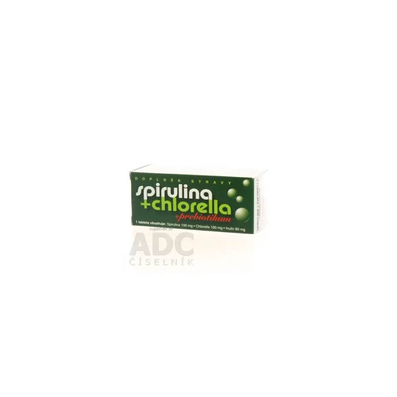 NATURVITA SPIRULINA + CHLORELLA + inulín tbl 1x90 ks
