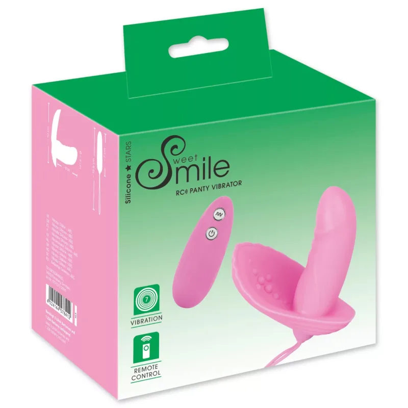 SMILE Shelly - vibračné vajíčko na diaľkové ovládanie - ružové