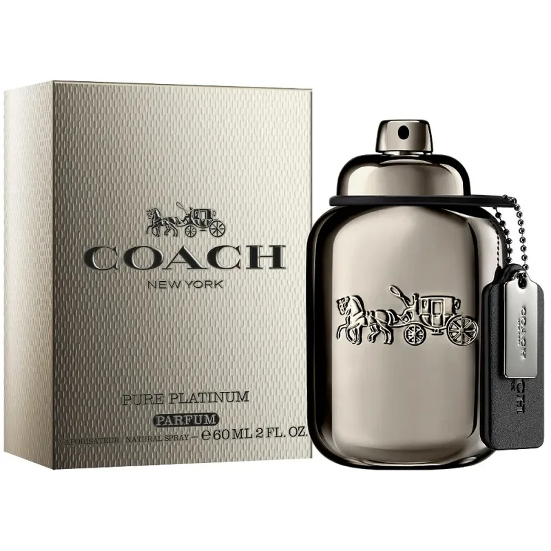 Coach Men Pure Platinum parfém pre mužov 60 ml
