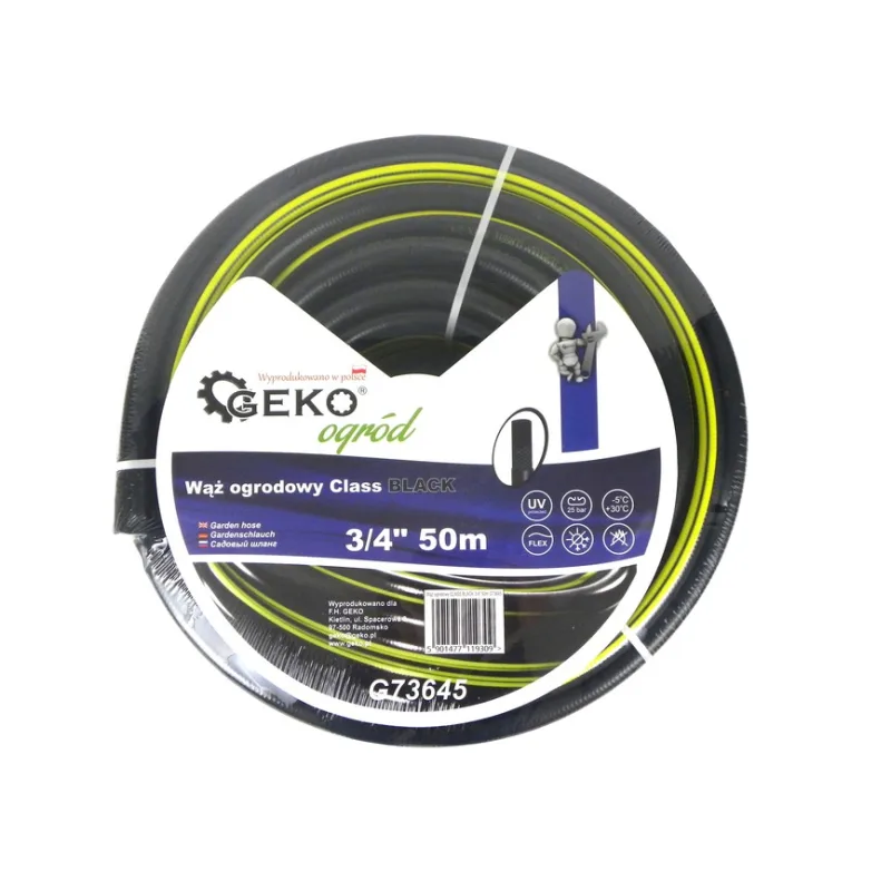 Záhradná hadica 50m 3/4" Black 00948