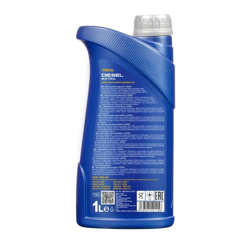 Mannol - Motorový olej Diesel Extra 10W40 1L