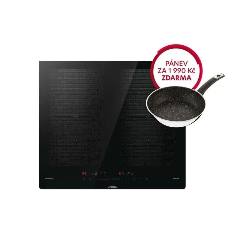 MORA indukčná vstavaná sklokeramická platňa VDIS 654 C