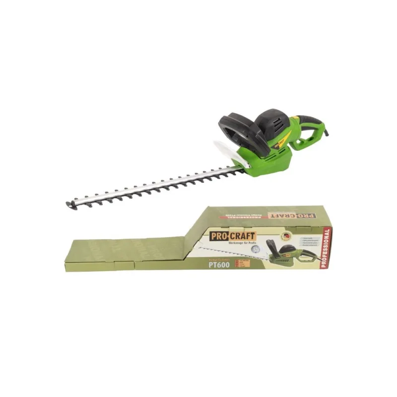Elektrický plotostrih PROCRAFT PT600, 600 W, lišta 55 cm, max. priemer strihu 20 mm