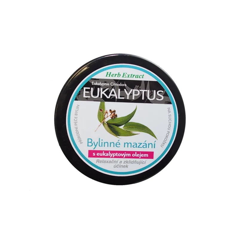 Bylinné mazanie s eukalyptovým olejom HERB EXTRACT 100 ml