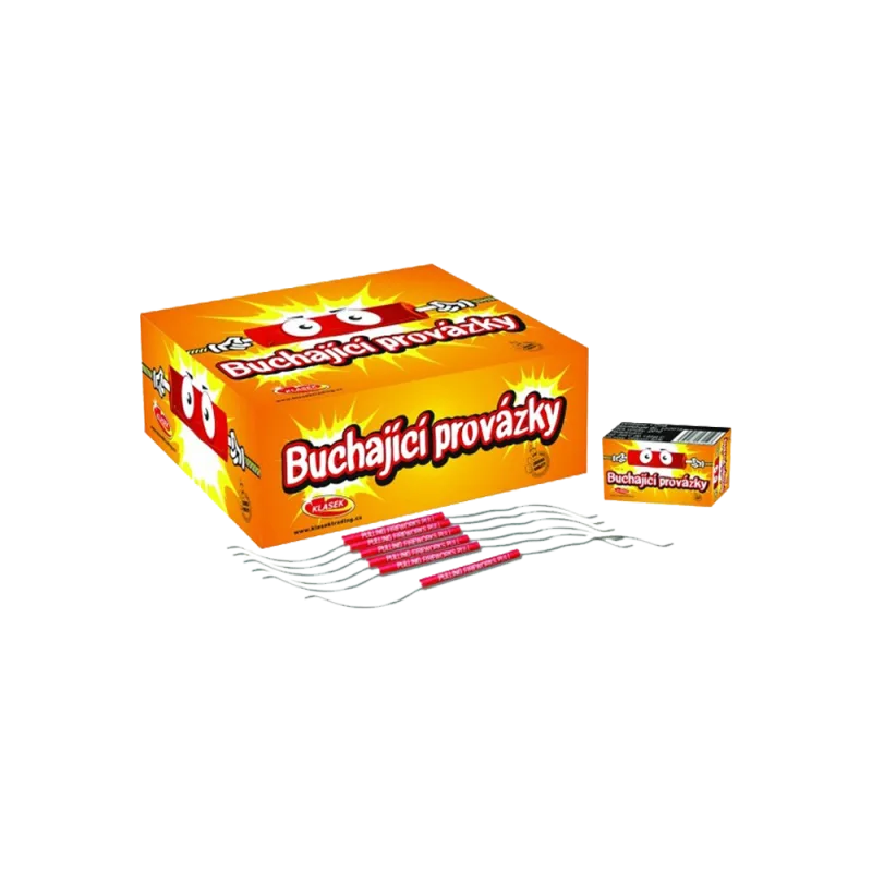 Pyrotechnika Detská búchacie provázky 12 ks