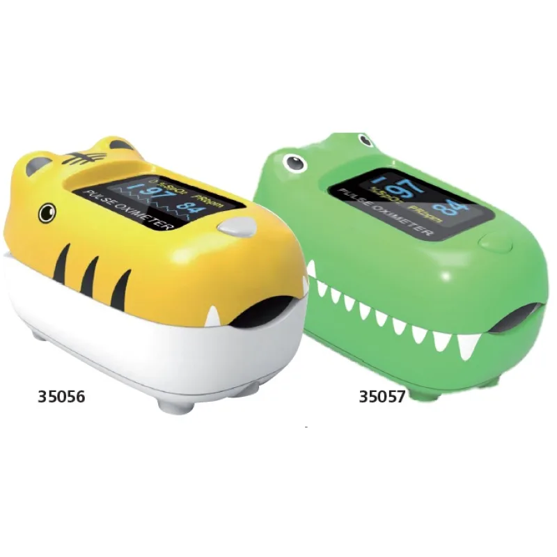 Prstový pulzný oxymeter LK87 - modrý