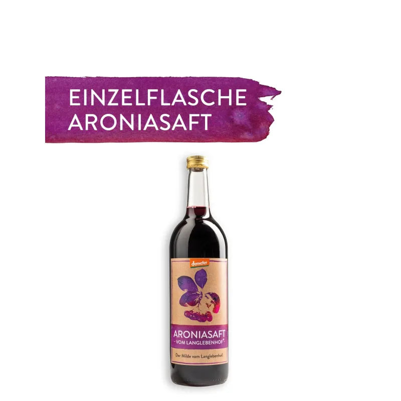 Šťava Arónia BIO Vom Langlebenhof 750ml Demeter