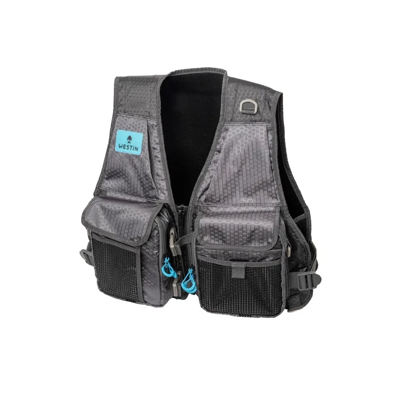 Vesta W4 Fishing Vest 2 Boxes Titanium Grey