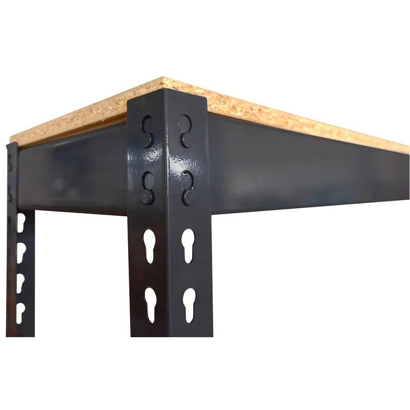 Stôl Racks PWB60, pracovný, do dielne, s policou, 183x183x90 cm, max 350 kg