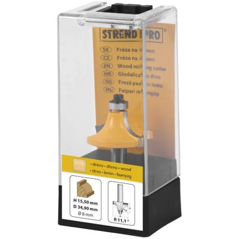 Fréza do dreva Strend Pro S6 mm, YC2301, frézka do hornej frézy, D19 H6.5 R3.17