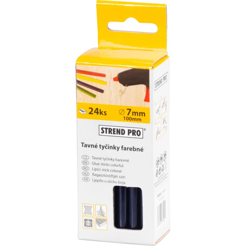 Tycinka Strend Pro GS-202A, 100x11 mm, modrá, bal. 24 ks, tavná 2170782